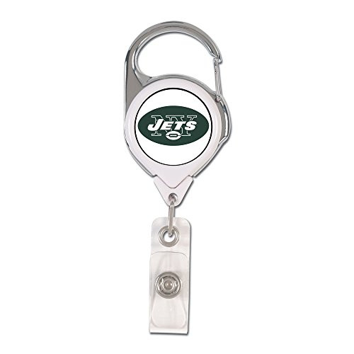 WinCraft NFL New York Jets Retractable Premium Badge Holder- Team Color- One Size