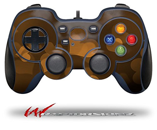 Bokeh Hearts Orange - Decal Style Skin fits Logitech F310 Gamepad Controller -CONTROLLER SOLD SEPARATELY-