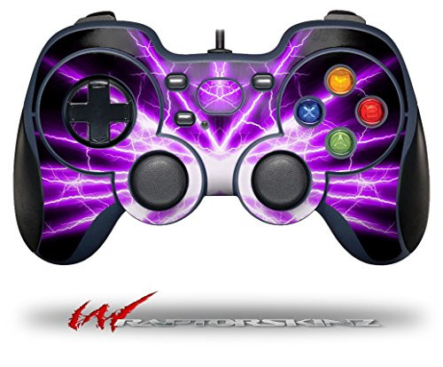 Lightning Purple - Decal Style Skin fits Logitech F310 Gamepad Controller -CONTROLLER SOLD SEPARATELY-