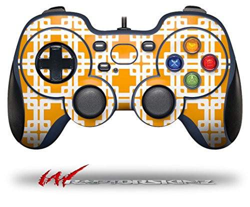 Boxed Orange - Decal Style Skin fits Logitech F310 Gamepad Controller -CONTROLLER SOLD SEPARATELY-