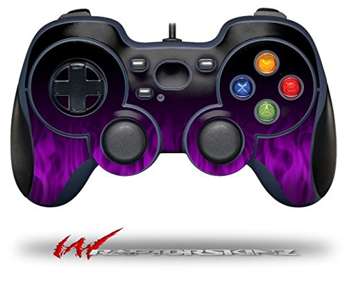 Fire Purple - Decal Style Skin fits Logitech F310 Gamepad Controller -CONTROLLER SOLD SEPARATELY-
