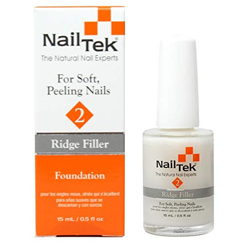Nail Tek Foundation II Ridge Filling Nail Strengthener for Soft Peeling Nails 0.5oz
