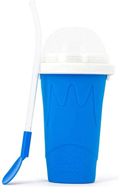 DIY Slushy Maker Ice Cup- TIK TOK Magic Quick Frozen Smoothies Cup Cooling Cup Double Layer Squeeze Cup Slushy Maker- Homemade Milk Shake Ice Cream Maker it for Children and Family DIY Slushy Maker Ice Cup- TIK TOK Magic Quick Frozen Smoothies Cup Cooling Cup Double Layer Squeeze Cup Slushy Maker- Homemade Milk Shake Ice Cream Maker it for Children and Family