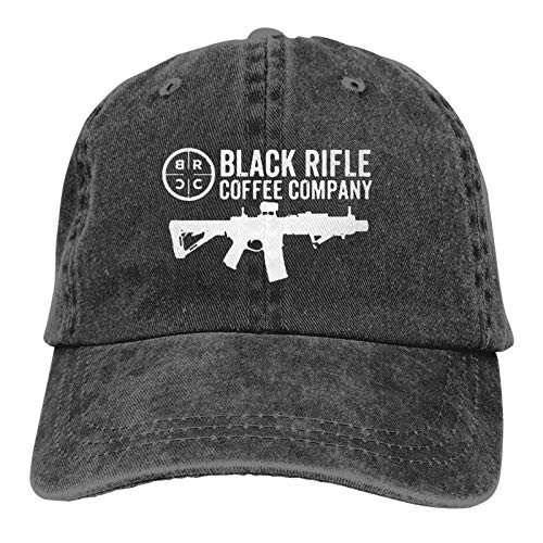 Black Coffee Rifles Hat Baseball Hat Vintage Washed Dyed Dad Hat Adjustable Hat