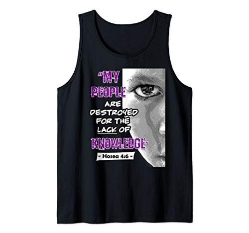 Hebrew Israelite Clothing Destroyed Lack Knowledge Gift Tank Top
