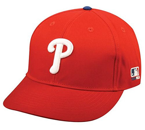 Adult FLAT BRIM Philadelphia Phillies Home Red Hat Cap MLB Adjustable