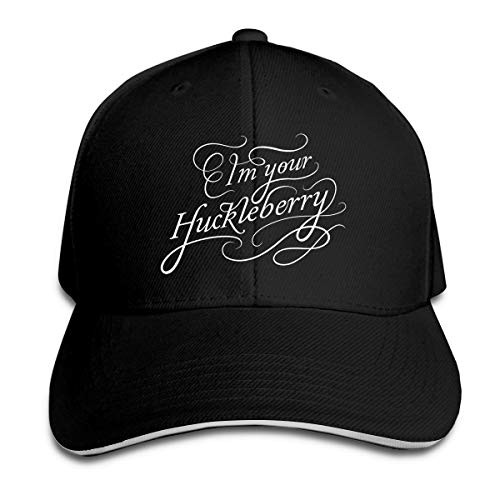 Unisex Adult I'm Your Huckleberry Classic Outdoor Baseball Cap Adjustable Fitted Dad Trucker Hat Black