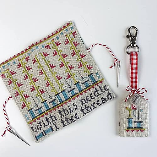 with This Needle I Thee Thread Hands On Design Counted Cross Stitch Chart Pattern