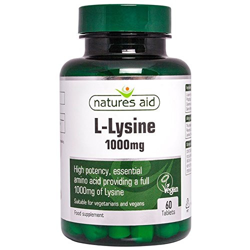 Natures Aid L-Lysine 1000 mg 60 Tablets Natures Aid L-Lysine 1000 mg 60 Tablets