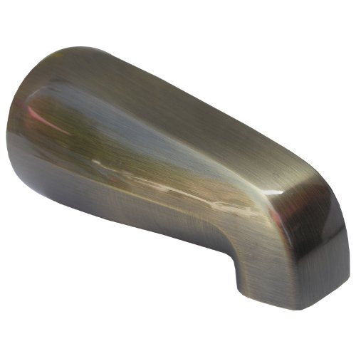 LASCO 08-1075 Bathtub Spout with Front 1/2-Inch Female Pipe Threads- Antique Brass Finish LASCO 08-1075 Bathtub Spout with Front 1/2-Inch Female Pipe Threads- Antique Brass Finish