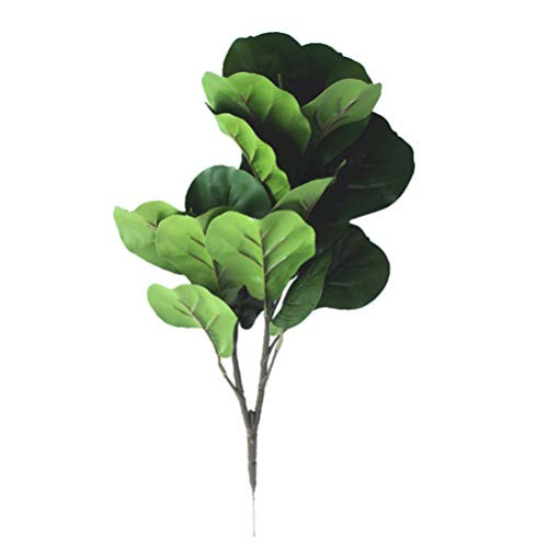 Yardwe Artificial Fiddle Leaf Fig Tree- Artificial Plants Fiddle Leaf Fig Faux Tree for Home and Office Decoration -Tree Branch-