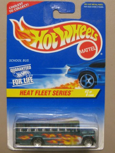 Hot Wheels Heat Fleat Series School Bus 2 of 4
