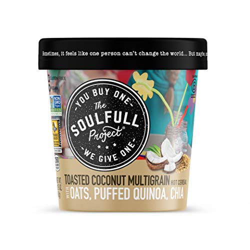 The Soulfull Project Instant Oatmeal Cups- Toasted Coconut- 2.15 Oz- Pack Of 6- 2.15 Oz