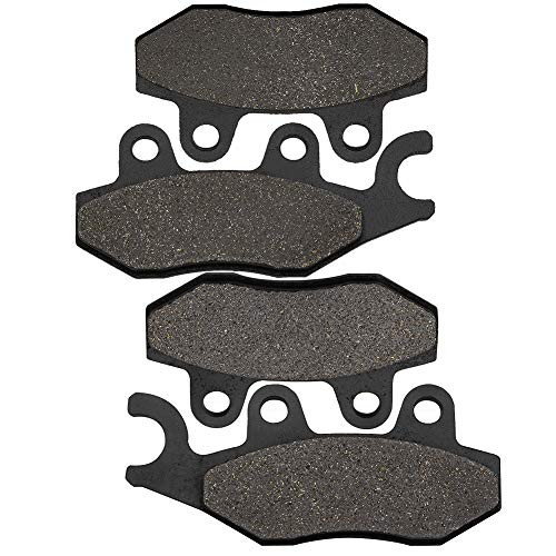 Yerbay Motorcycle Front Brake Pads for Yamaha Rhino 450 YXR450 4x4 2004-2009 / Rhino 660 YXR660 4x4 2004 2005 2006 2007 Replacement