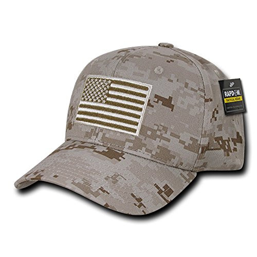 RAPDOM Tactical USA Embroidered Operator Cap - Desert Camo