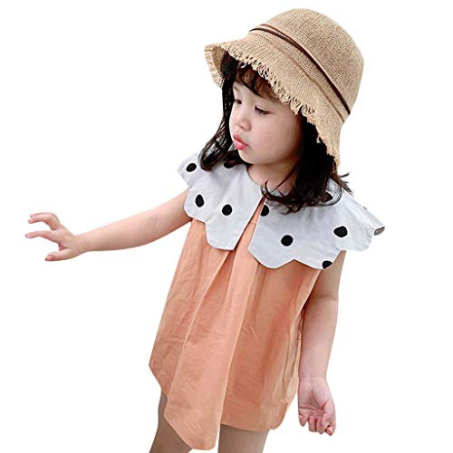 Baby Toddle Girls Dress Outfits- Fashion Cute Polka Dot Ruffled Tutu Skirt Dress Sleeveless Tulle Pageant Dress Princess Orange Baby Toddle Girls Dress Outfits- Fashion Cute Polka Dot Ruffled Tutu Skirt Dress Sleeveless Tulle Pageant Dress Princess Orange