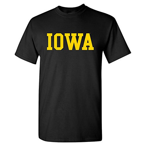 Iowa Hawkeyes Basic T-Shirt - Large - Black