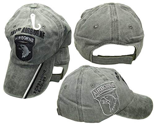 Trade Winds 101st Airborne Screaming Eagles Olive Stone Shadow Embroidered Cap Hat -Cotton- Trade Winds 101st Airborne Screaming Eagles Olive Stone Shadow Embroidered Cap Hat -Cotton-