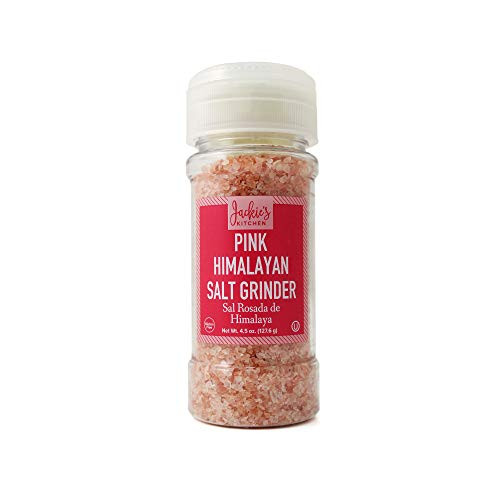 Jackie's Kitchen Pink Himalayan Salt Grinder- 4.5 Ounce -Pack of 8-