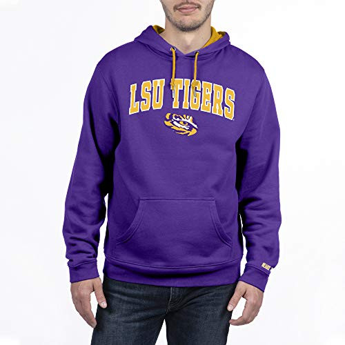 Top of the World Lsu Tigers Men's Team Applique Arch Hoodie Sweatshirt- X-Large Top of the World Lsu Tigers Men's Team Applique Arch Hoodie Sweatshirt- X-Large