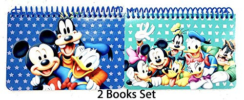 Eemrald Disney Mickey Mouse Spiral Autograph Books - 2 Books Set (MickeyMinnie&Friends)