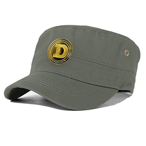 nigclor Dogecoin Coin Hat Adjustable Doge Miner Baseball Cap Army Hats Trucker Dad Caps
