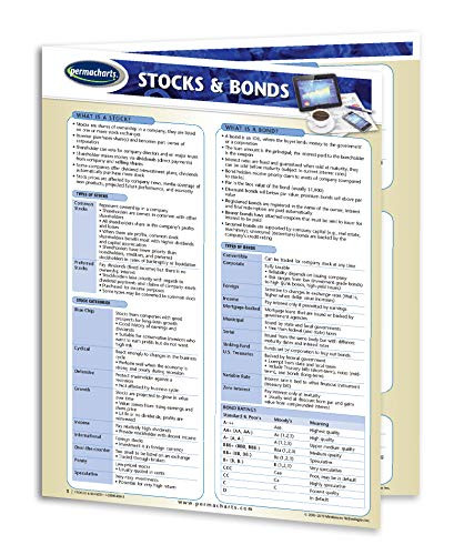 Stocks  and  Bonds Guide - Financial Quick Reference Guide by Permacharts