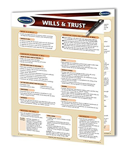 Permacharts - Wills  and  Trusts Chart - -