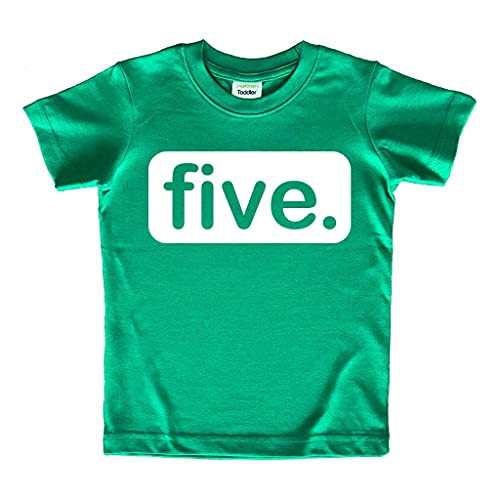 Unordinary Toddler 5th Birthday Shirt boy 5 Year Old boy Birthday boy Shirt 5 Five Gifts Fifth Shirts -Green- 5y-