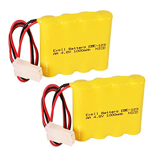 `-2-Pack- Emergency Lighting/Exit Lighting/Fire Exit Sign/Fire Exit Light Battery Fits and Replace CUSTOM-123- BEL-123- ANIC0546- LITHONIA 277ELNF- LITHONIA ELB-4865N- LITHONIA ELB4865N- LESB1R
