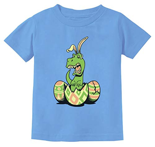 T-Rex Bunny Easter Egg Funny Gift for Easter Toddler/Infant Kids T-Shirt 2T California Blue
