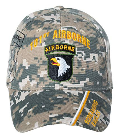 US Army 101st Airborne Corps Screaming Eagles Embroidered Camo Adjustable Baseball Cap US Army 101st Airborne Corps Screaming Eagles Embroidered Camo Adjustable Baseball Cap