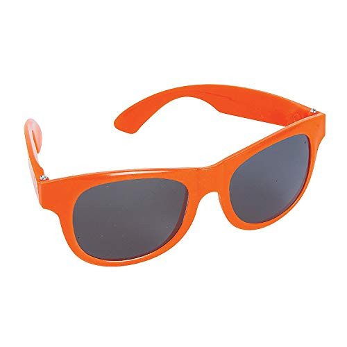 Fun Express - Orange Nomad Sunglasses 1pc - Apparel Accessories - Eyewear - Sunglasses - 1 Piece