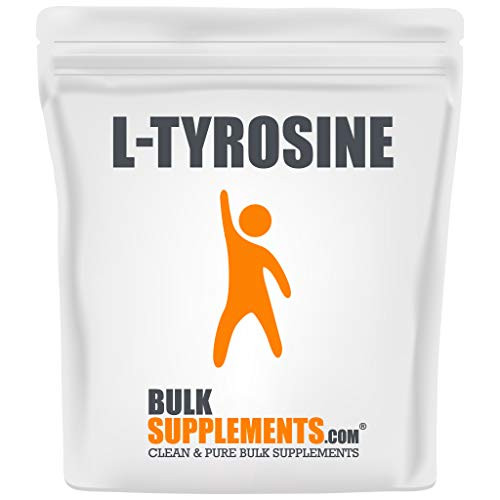 BulkSupplements.com L-Tyrosine Powder - L-tyrosine 500mg - Brain Focus Supplements - Concentration Supplements -250 Grams-