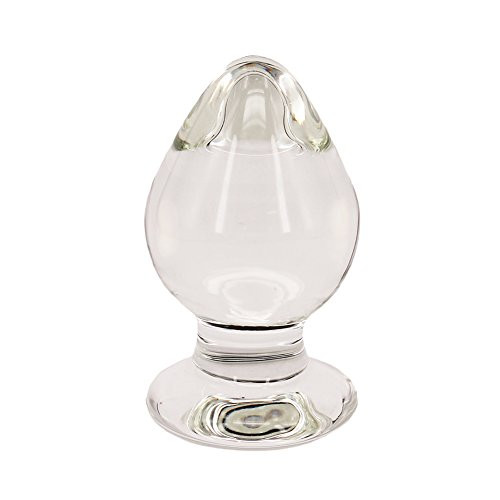Eastern Delights Rock The Hell Huge Glass Butt Plug-G-spot Crystal Anal Plug Bum Plug Pleasure Wand Anal Trainer Sex Toy -Large-