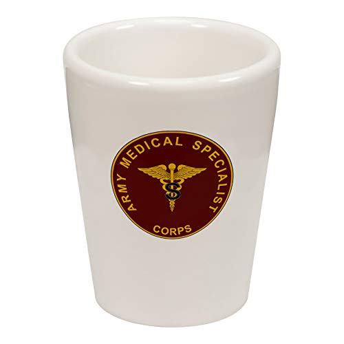 Express It Best Shot Glass -US Army Medical Specialist Corps- branch plaque