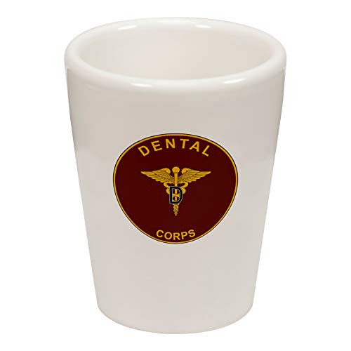 Express It Best Shot Glass -US Army Dental Corps- branch plaque
