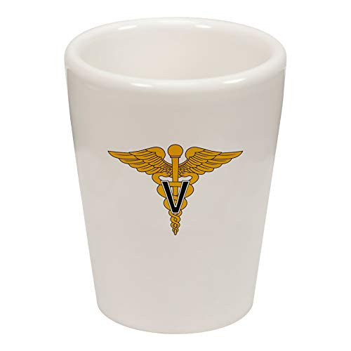 Express It Best Shot Glass -US Army Veterinary Corps- branch insignia