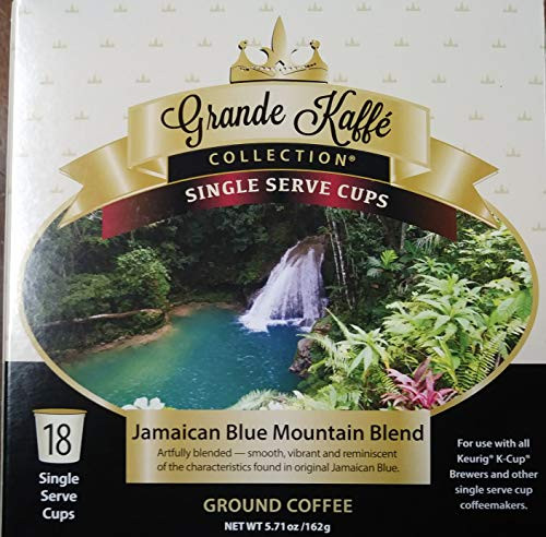 Grande Kaffe Single Serve Cups - Jamaican Blue Mountain Blend - 18 Count