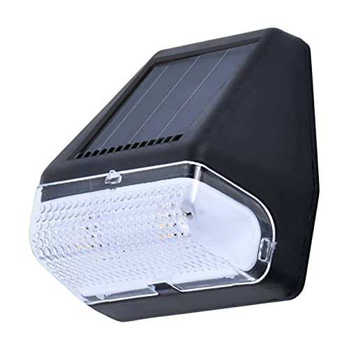 RYGHEWE Solar Wall Lights Outdoor- Solar Led Waterproof Lighting for Deck- Fence- Patio- Front Door- Stair- Landscape- Yard and Driveway Path Backyard Decoration