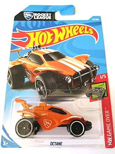 Hot Wheels 2019 HW Game Over Rocket League Octane 92/250- Orange