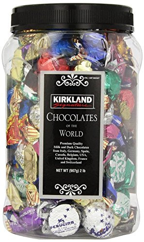 KIRKLAND Signature  Chocolates of the World in Assortment Jar, 2 lb.