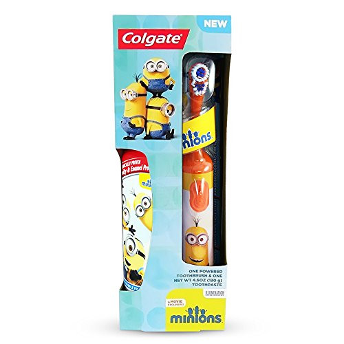 Colgate Minions Powered Toothbrush And Toothpaste Colors My Vary