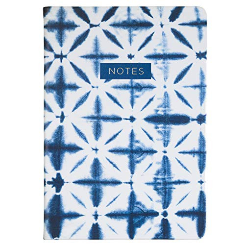 Eccolo Style Journal- 256 Lined Pages Notebook- Shibori Crosshatch- 6x8