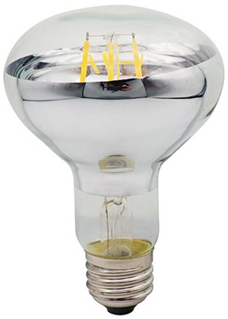 Bulbright 1PACK LED Filament Bulb R80/BR30- Flood Light Reflector Bulb 4W LED Light Bulb- E26 Base- Warm White 2700K- 40W Equivalent- 110-120VAC- Dimmable -R80/BR30- 4 Watt-