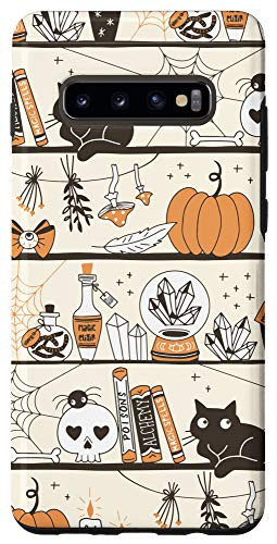 Galaxy S10Plus Vintage Witchy Magical Witch Tool box Cute Halloween Horror Case