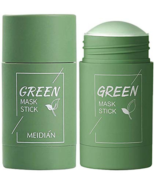 2PCS Green Mask Stick- Green Tea Purifying Clay Stick Mask- Face Moisturizes Oil Control- Deep Clean Pore- Improves Skin-for All Skin Types Men Women -Green Tea- 2PCS Green Mask Stick- Green Tea Purifying Clay Stick Mask- Face Moisturizes Oil Control- Deep Clean Pore- Improves Skin-for All Skin Types Men Women -Green Tea-