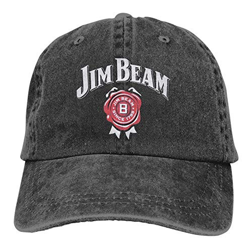 Jim Beam Street Casquette Baseball-caps Black One Size Cotton Adjustable Unisex Hat Gift Black