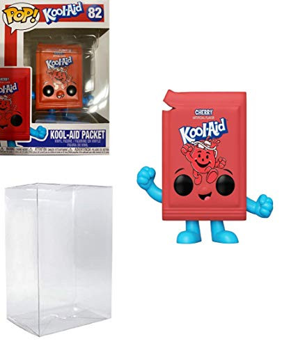KoolAid Packet Pop 82 Pop Ad Icons Kool Aid Vinyl Figure -Includes Ecotek Pop Box Protector Case-