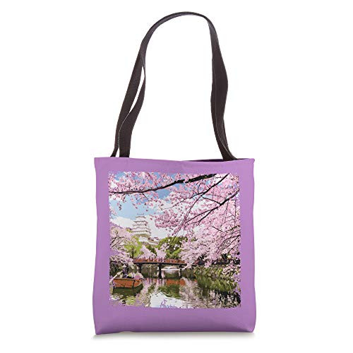 Japanese Cherry Blossom Japan Pride Shirt Woodblock Art Gift Tote Bag